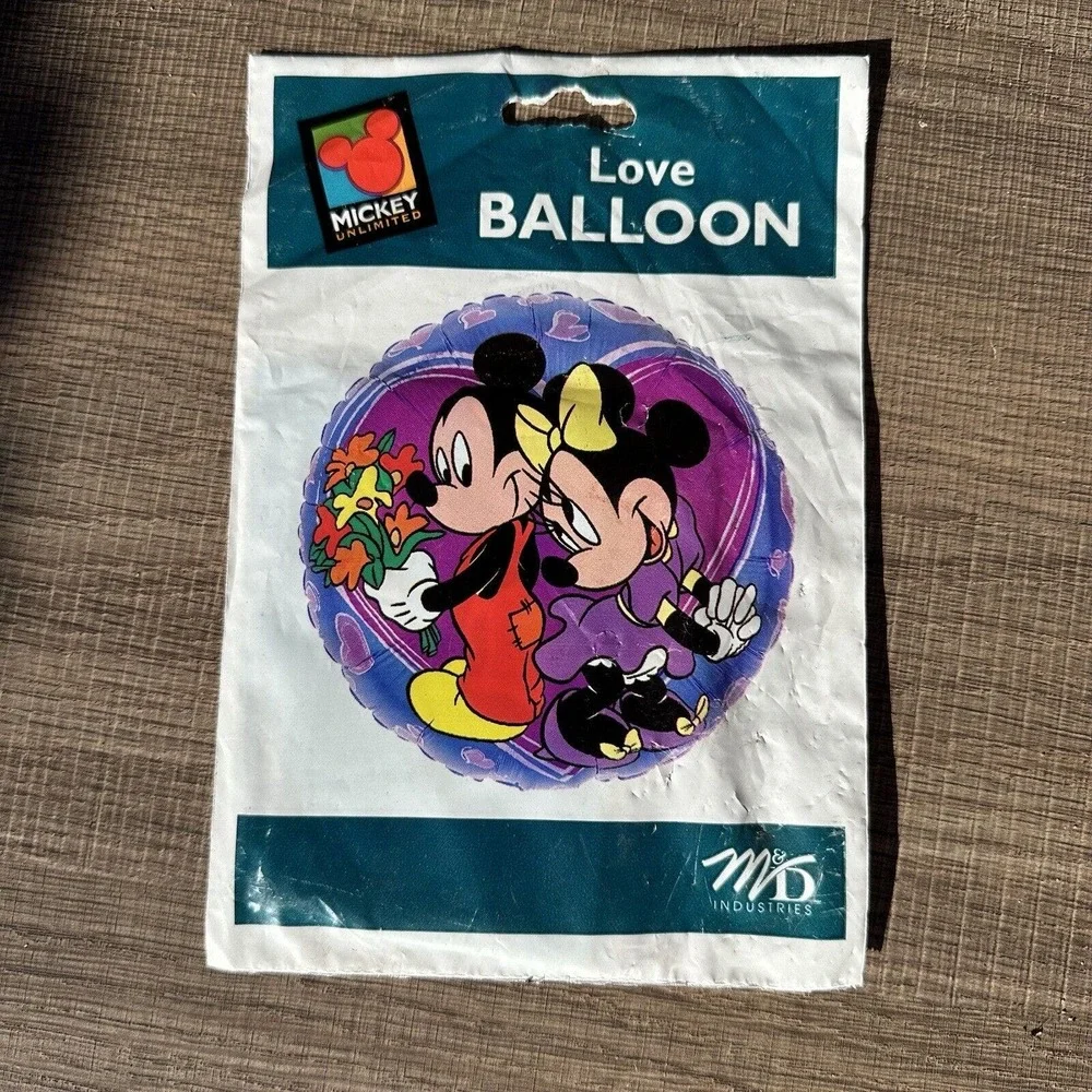 Vintage Mickey Unlimited Minnie Mouse‎ Donald Daisy Character Balloon Nos